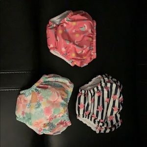 Washable swim diapers